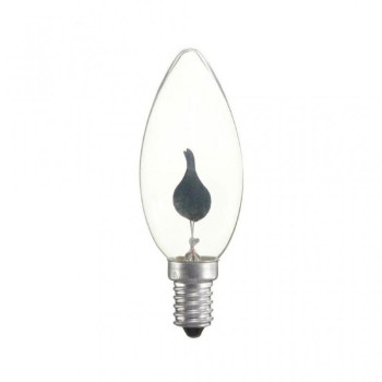 Ampoule flamme effet bougie E14 1W