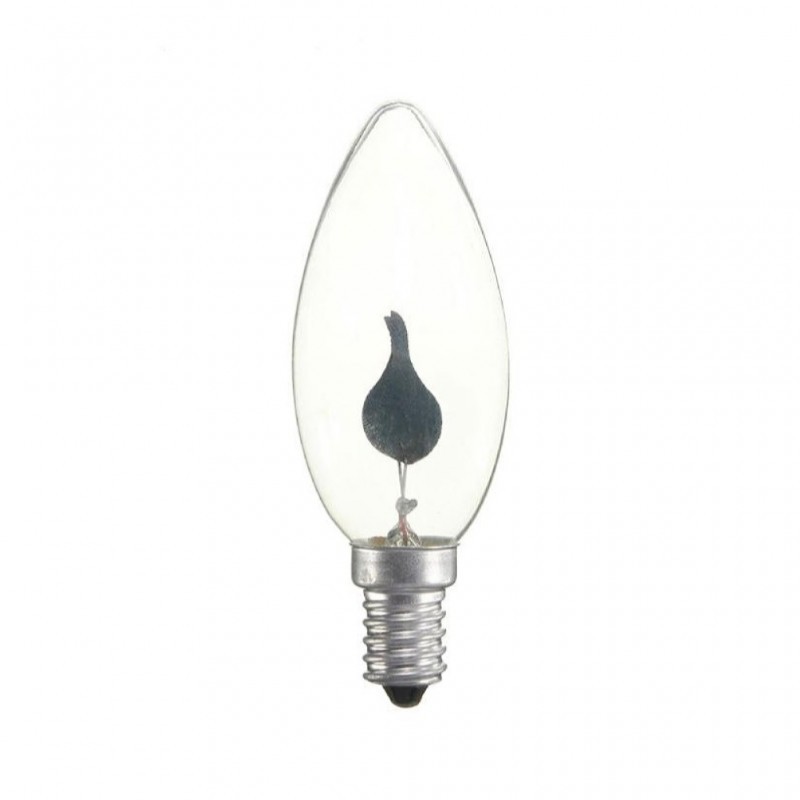 Ampoule flamme effet bougie E14 1W