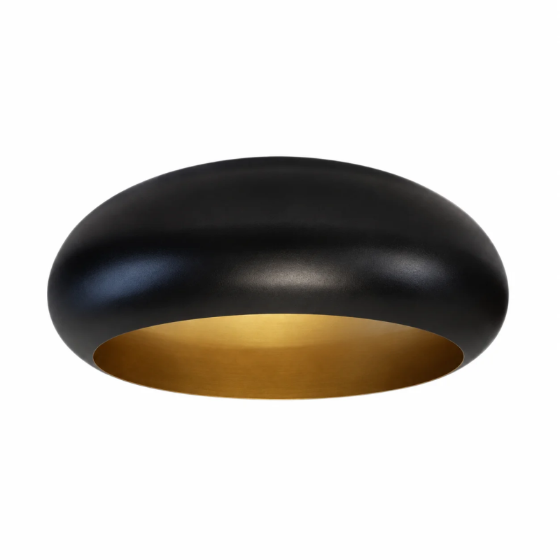 Abat-jour en métal aplati Ø220 mm x 90 mm pour lampes