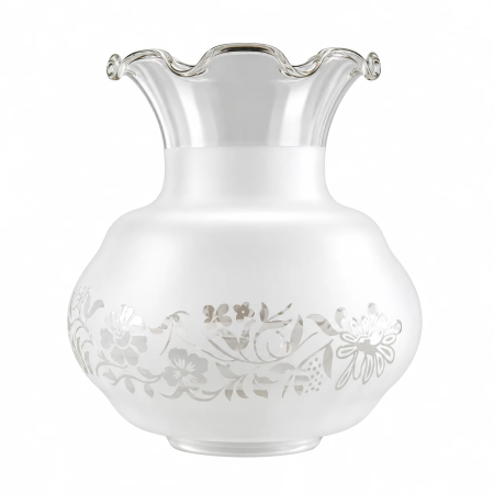 Tulipe en verre Mademoiselle acide Ø120 × 140 mm ouverture Ø55 mm