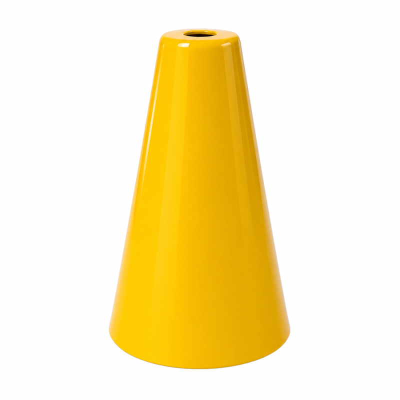 Cône en fer pour lampes Ø60 × 105 mm en plusieurs couleurs