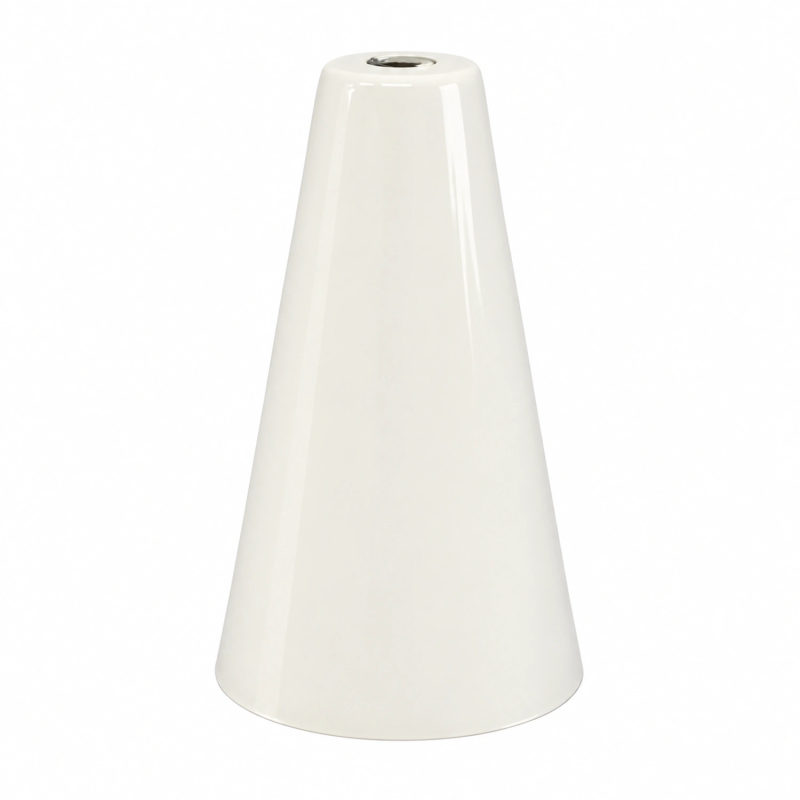 Cône en fer pour lampes Ø60 × 105 mm en plusieurs couleurs