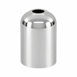 Douille courte E14 et G9 finition chrome Ø33 × 43,5 mm