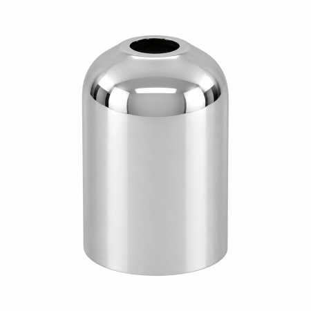 Douille courte E14 et G9 finition chrome Ø33 × 43,5 mm