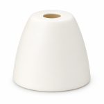 Abat-jour conique E27 blanc cassé Ø44 × 40 mm