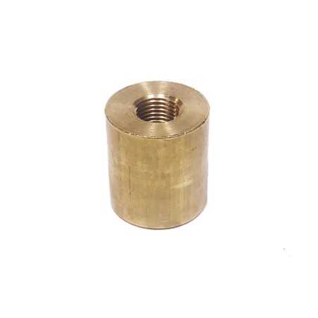 Rallonge métallique en laiton avec filetage intérieur de 24 mm de hauteur.