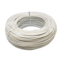 Bobine de 100 mètres de câble électrique gaine ronde blanche