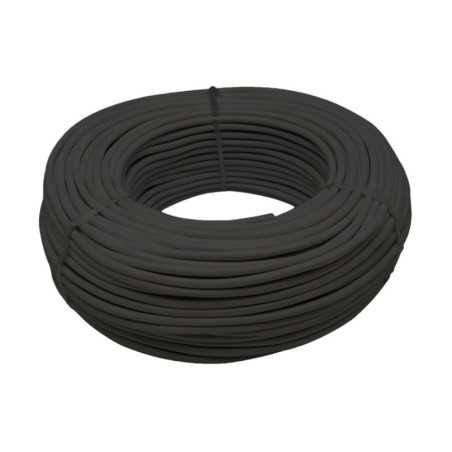 Bobine de 100 mètres de câble électrique gaine ronde noire