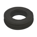 Bobine de 100 mètres de câble électrique gaine plate noire