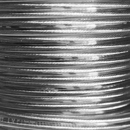 Câble électrique transparent de type gaine 2 x 0