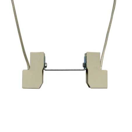 Douille en porcelaine avec connexion pour LED de 78 mm