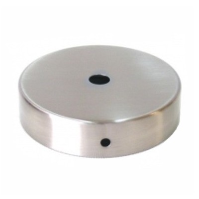 Support en métal en acier mat de 60 mm de diamètre avec une sortie