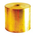 Cloche métallique en laiton de 115 mm de hauteur sur 117 mm de diamètre.