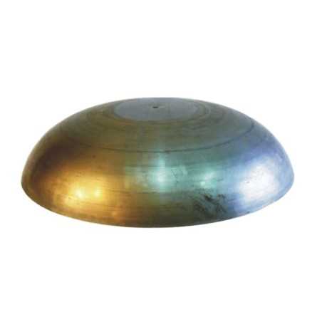 Cloche en fer brut de 130 mm de hauteur sur 560 mm de diamètre.