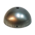 Support demi-sphère en fer de 100 mm de diamètre avec une sortie