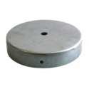 Support en fer de 120 mm de diamètre x 25 mm avec une sortie