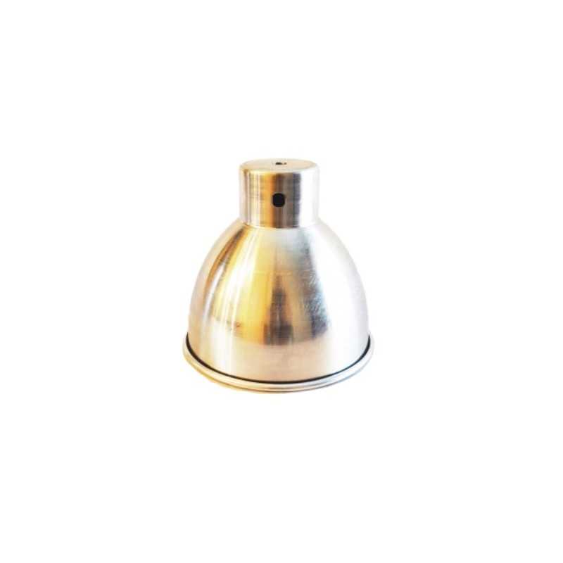 Cloche en aluminium de 145 mm de hauteur x 150 mm de trou fraisée.