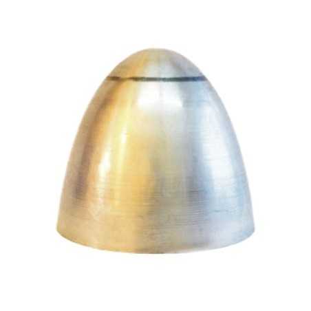 Cloche en métal aluminium de 180 mm de hauteur x 210 mm de diamètre.