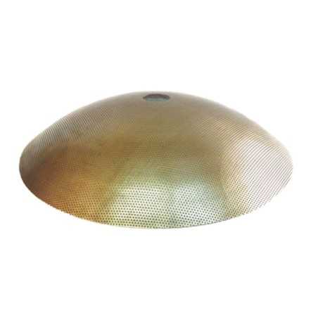 Cloche en fer perforé 455mm de diamètre x 97mm de hauteur