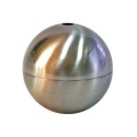 Boule de métal en acier mat de 60 mm pour décorer les lampes