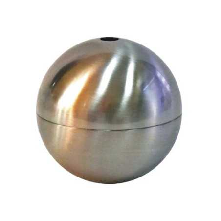 Boule de métal en acier mat de 60 mm pour décorer les lampes