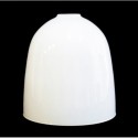 Écran en verre blanc brillant de 225 mm de hauteur x 210 mm de diamètre