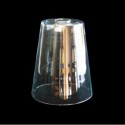 Écran en cristal transparent 230mm de hauteur x 210mm de diamètre