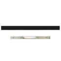Support métallique couleur noir 1000mm long x 35mm large