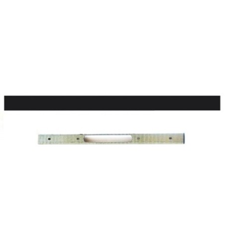 Support métallique couleur noir 1000mm long x 35mm large