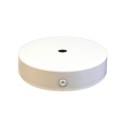 Support de plafond blanc diamètre 65 mm x 15 mm et une sortie