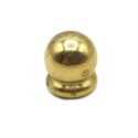 Pièce finale arrondie décorative en laiton 18 mm d'hauteur