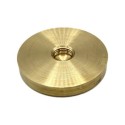 Anneau fileté 10/100 en laiton 40 mm diamètre x 6 mm haut