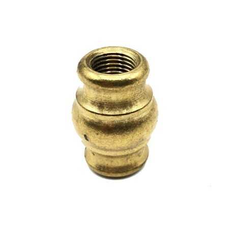 Cylindre en laiton fileté 20 mm diamètre x 27 mm haut.
