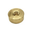 Pièce ronde en laiton de 25 mm diamètre x 10 mm haut.