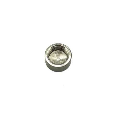Pièce finale en acier mat 13 mm diamètre filetage 10/100