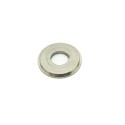 Rondelle en acier mat intérieur lisse 25 mm diamètre