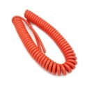 Câble orange (effet cordon téléphone) ouvert  section 3 x 1 mm 5 m