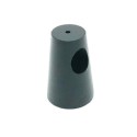Accessoire forme conique noir pour fixer câble acier