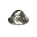 Support classique métal acier mat 90mm diamètre une sortie