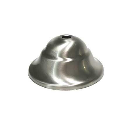 Support classique métal acier mat 90mm diamètre une sortie