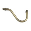 Bras finition en or ancien avec extrémités filetées de 130 mm x 80 mm