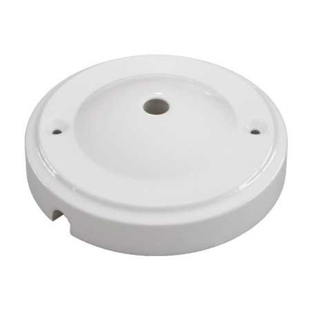 Rosace porcelaine 100mm x 28mm une sortie