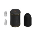 Kit douille E27 en bois recouvert de cuir