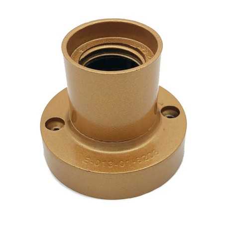Applique murale en plastique E27 couleur or 67mm x 55mm