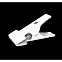 Pince de force blanche pour tenir flexo ou lampe