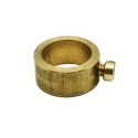Prisonnier métal laitonné avec vis pour tube 10mm