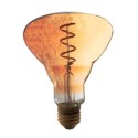 Ampoule decorative LED 4W E27 verre ambre 135mm