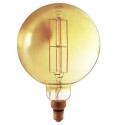 Ampoule LED géante 8W E27 verre ambre 305mm hauteur
