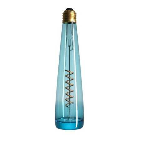 Ampoule LED bouteille en verre bleu 8W dimmable