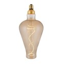 Ampoule LED dorée filament spiral 5W E27 Dimmable 2000K